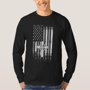 Christian Us American Flag - Jesus Bible Protestan T-Shirt