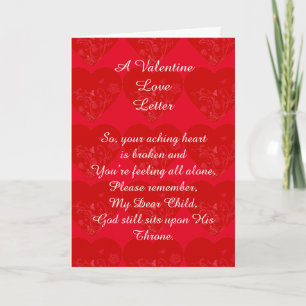 Christian Valentine Love Letter Holiday Card