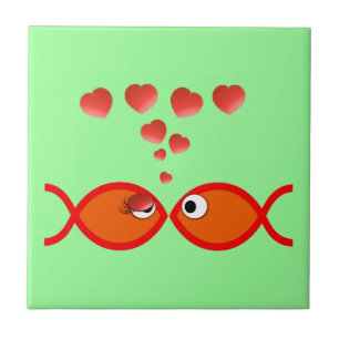 Christian Valentine Orange v2 Tile
