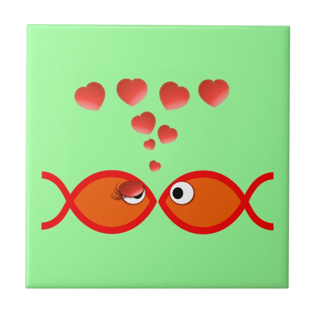 Christian Valentine Orange v2 Tile (Front)