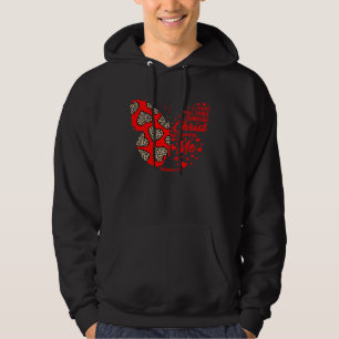 Christian Valentine's Day  Her Cheetah Print Butte Hoodie