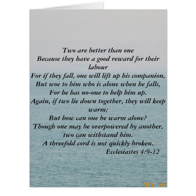 Christian Verse (Front)