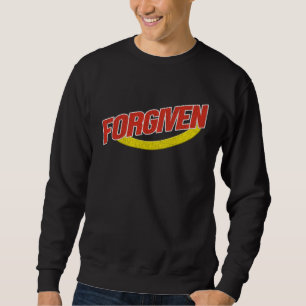 Christian   Vintage Forgiven Christian Graphic Sweatshirt