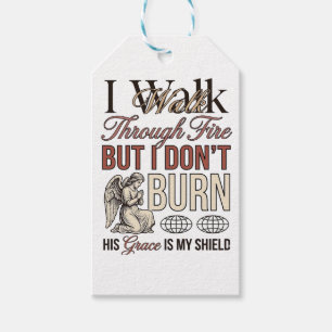 Christian Walk Through Fire Vintage Gift Tags