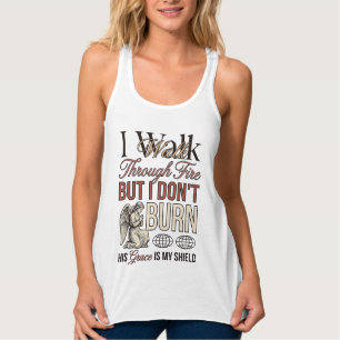 Christian Walk Through Fire Vintage Singlet