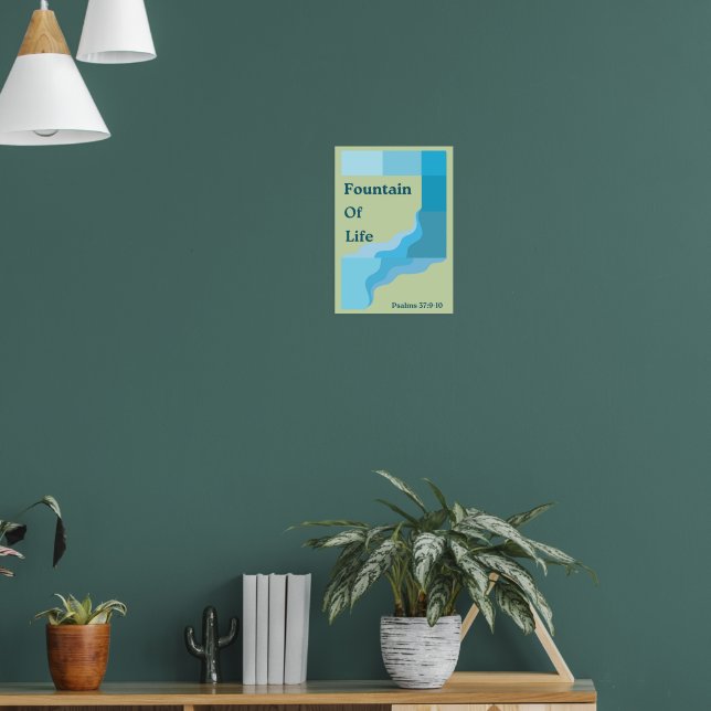 Christian Wall Art/ Geometric Poster / Jesus (Living Room 1)