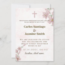 Christian Wedding Invitation