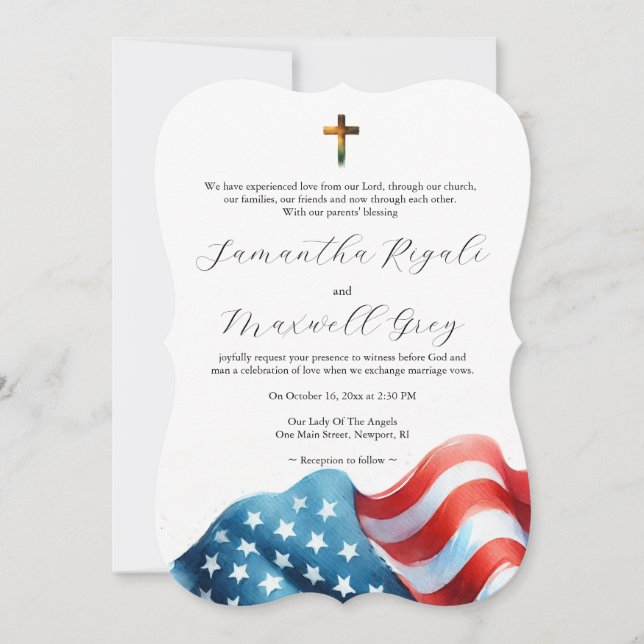 Christian Wedding Invitation - Sunflowers (Front)