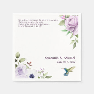 Christian Wedding Napkins - Song of Solomon