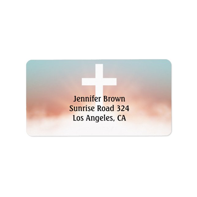 Christian | White cross Label (Front)