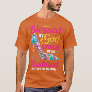 Christian Wife Jesus Blessed By God Spoiled By My T-Shirt