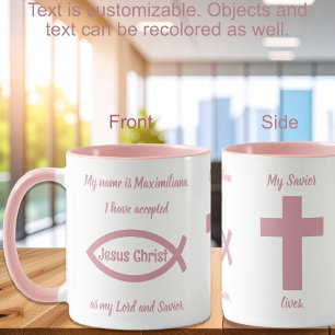 Christian Witnessing - Jesus Christ - Pink Mug