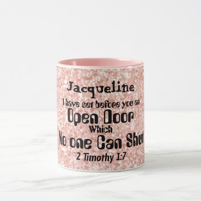 Christian Woman Religious Scriptural Bible Quote  Mug (Center)
