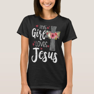 Christian Women Graphic Tees This Girl Loves Jesus
