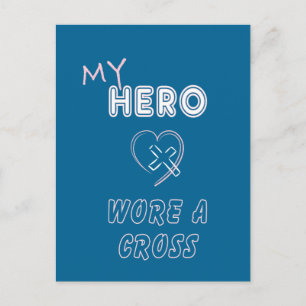 Christian Women Postcards Jesus Hero wore a cross