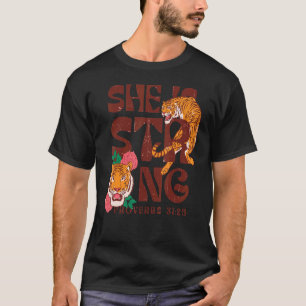 Christian women she is strong proverbs mum grandm T-Shirt