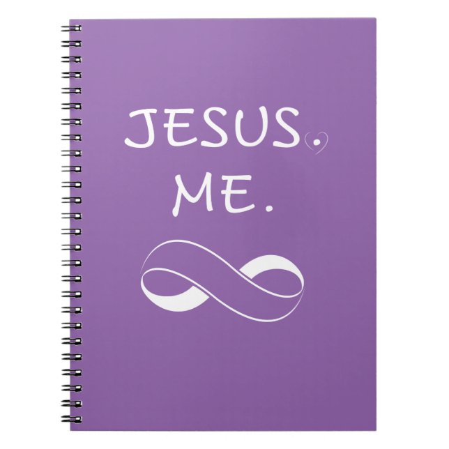 Christian Women's Notebooks Jesus Me Infinity (Front)