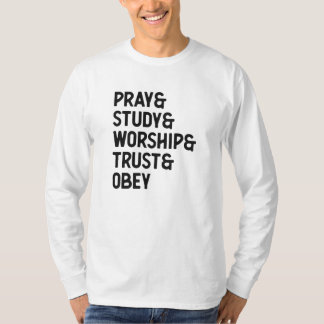 Christian Word Colourful Typography Quote T-Shirt