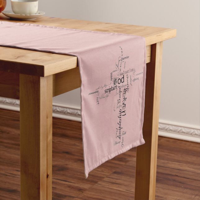 Christian words  short table runner (In Situ)