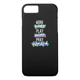 Christian Work Hard, Play Hard, Pray Harder Essent Case-Mate iPhone Case