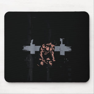 Christian Workout Jesus Christ Saved My Life Gym G Mouse Pad