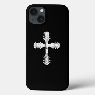 christian worship team guitar cross iPhone 13 case