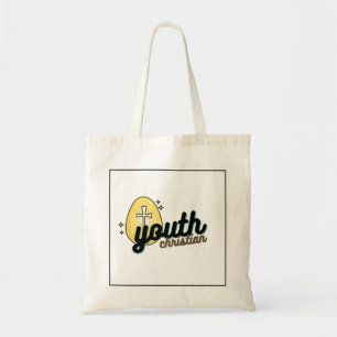 Christian Youth Egg Cross Tote Bag