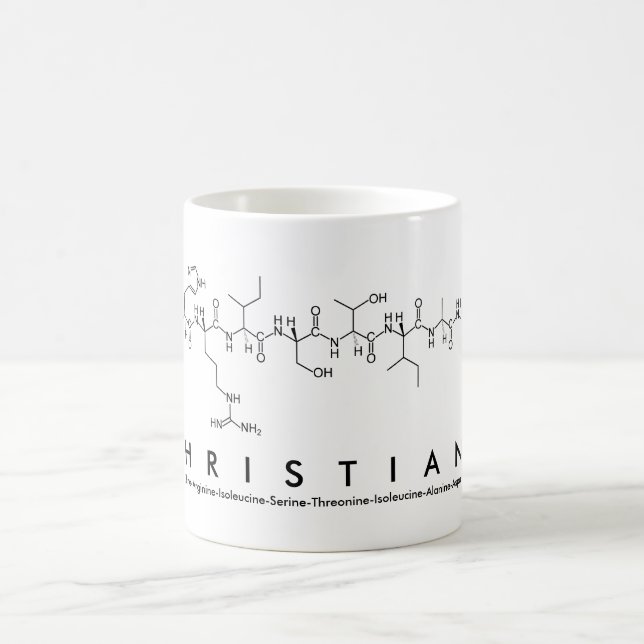 Christiana peptide name mug (Center)