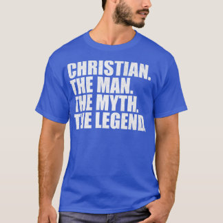 ChristianChristian Name Christian given name T-Shirt