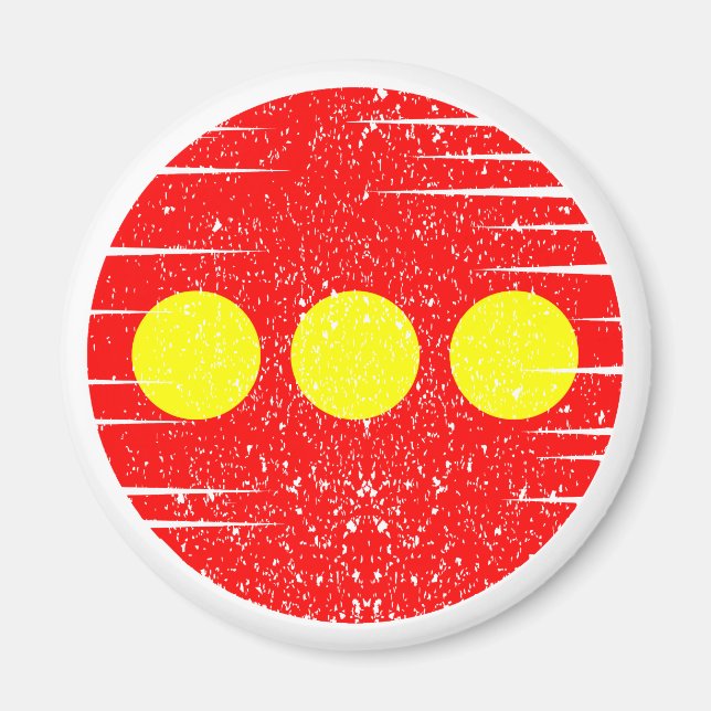 Christiania Flag Magnet (Front)