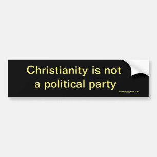 christianity bumper sticker