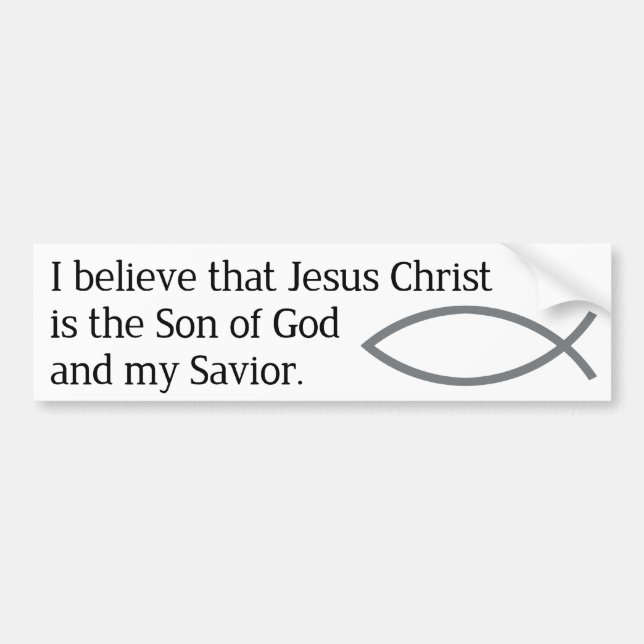 Christianity Bumper Sticker (Front)