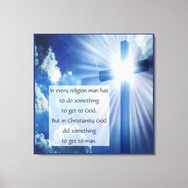 Christianity Canvas Print (Front)