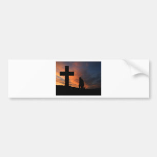Christianity Faith Cross Jesus Peace Love Destiny Bumper Sticker