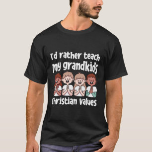Christianity Grandkids Catholic - Jesus Christian T-Shirt