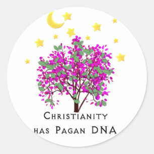 Christianity Has Pagan DNA Classic Round Sticker