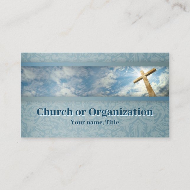 Christianity-Religious Cross Business Card (Front)