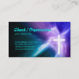 Christianity-Religious Cross & Soul Business Card