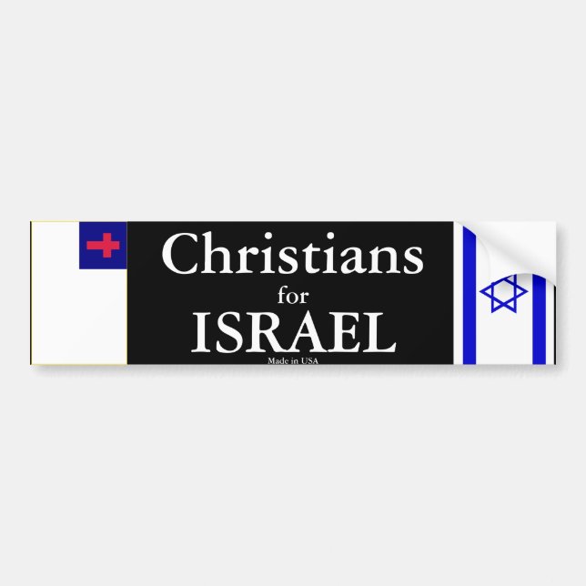Christians for ISRAEL Bumper Sticker (Front)