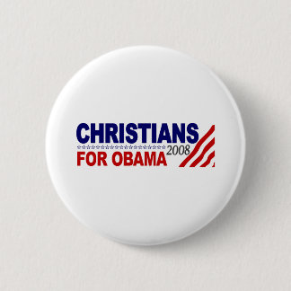 Christians For Obama 6 Cm Round Badge