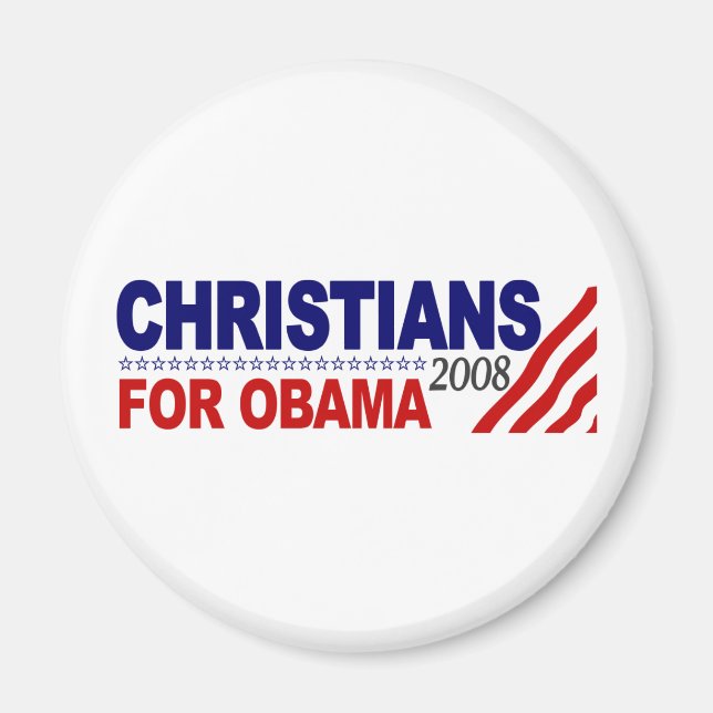 Christians For Obama Magnet (Front)
