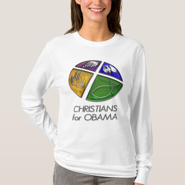 Christians for Obama shirt (Front)