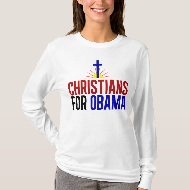 Christians for Obama T-Shirt (Front)