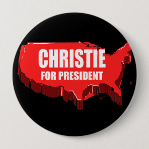 CHRISTIE 2012 10 CM ROUND BADGE
