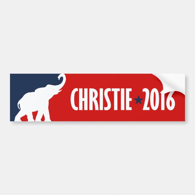 CHRISTIE 2016 SPORTBUMPER -.png Bumper Sticker (Front)