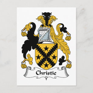 Christie Family Crest Postcard