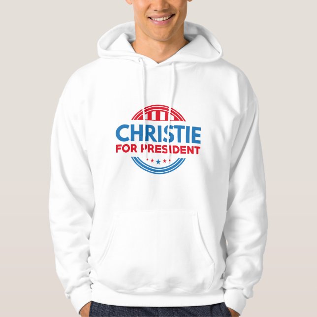 Christie For President Hoodie (Front)