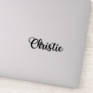 Christie Name - Handwritten Calligraphy