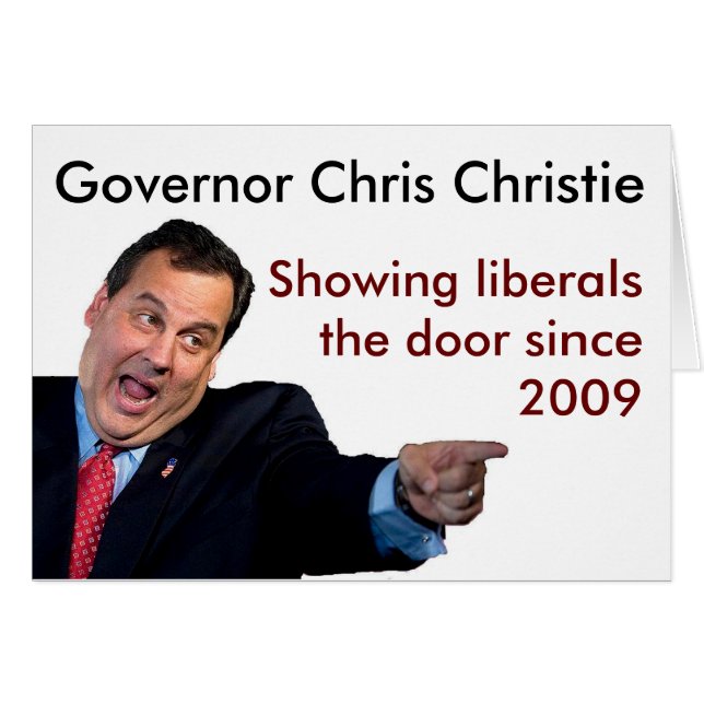 Christie Showing Liberals the Door (Front Horizontal)