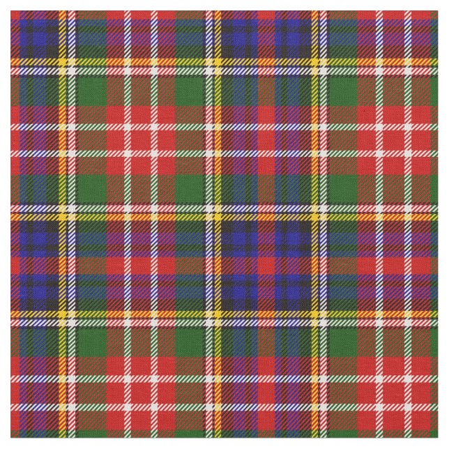 Christie Tartan Print Fabric (Close Up)